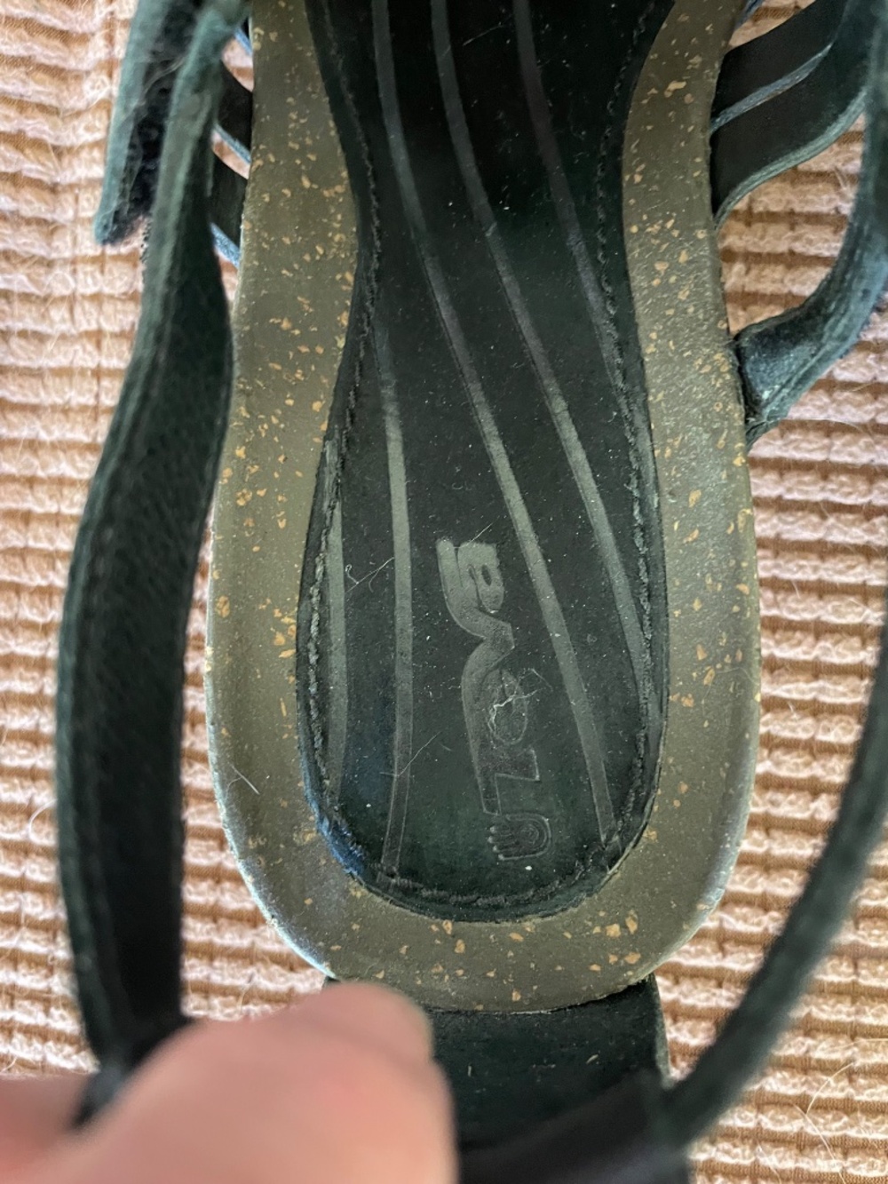 PRICE DROP! TEVA Cabrillo Wedge Heel Leather Sandals - Size 9.5 - Picture 11 of 12